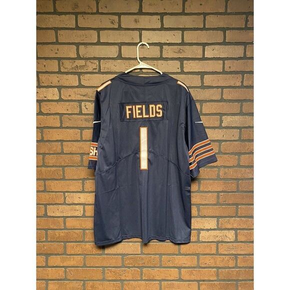 Chicago Bears Justin Fields #1 Football Jersey Size XL